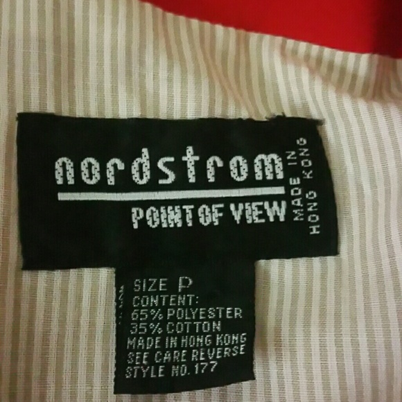 Nordstrom Point of View Red Jacket size P - Picture 7 of 7